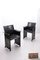 Korium Armchair in Black Leather by Matteo Grassi, 1970s, Set of 2 18