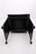 Fauteuil Korium en Cuir Noir par Matteo Grassi, 1970s, Set de 2 9