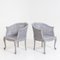 Pipe Mesh Chairs in the style of Louis Quinze, Set of 2 1