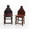 Chaises en Bois, Chine, Set de 2 6