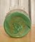 Grüne Vase aus Muranoglas mit Silberfolie von Fratelli Toso, 1920er 4