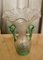 Grüne Vase aus Muranoglas mit Silberfolie von Fratelli Toso, 1920er 6