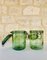 Bocaux Vintage en Verre Vert de Solidex, France, 1930s, Set de 2 6