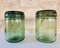 Vintage French Green Glass Jars from Solidex, 1930s, Set of 2 3
