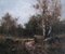 C. Lianz, Les Lavandières au bord de la rivière, Oil on Canvas, Framed 1