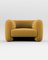 Jacob Armchair in Fabric Boucle Mustard by Collector Studio 1