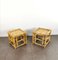 Tables Basses Vintage en Bambou, Italie, 1970s, Set de 2 2