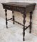 Early 20th Century Carved Oak Table with One Drawer, 1940s 2