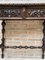 Early 20th Century Carved Oak Table with One Drawer, 1940s 7