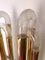 Italian Murano Glass Brass Chain Floor Lamps attributed to Aldo Nason for Mazzega, 1970s, Set of 2, Image 15