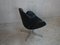 Swan Chair 3320 in Black Leather by Arne Jacobsen for Fritz Hansen, 1950s 6