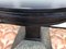 Mesa redonda negra con pata recubierta de hoja de latón prensado. Años 20, Imagen 17