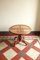 Cherrywood and Viennese Straw Round Table, Italy, 1940s 11