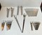 VintageStainless Cutlery Set by Arne Jacobsen for Georg Jensen, Set of 66 1