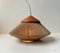 Mid-Century Pendant Lamp in Natural Hessian String & Teak from Fog & Mørup, 1960s, Image 3