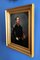 Unknown, Painting on Canvas of a French Officer, Napoleon III, Oil on Canvas, Framed 4