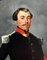 Unknown, Painting on Canvas of a French Officer, Napoleon III, Oil on Canvas, Framed 10