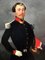 Unknown, Painting on Canvas of a French Officer, Napoleon III, Oil on Canvas, Framed, Image 3