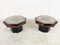 Vintage Burl Wooden Coffee Tables by Jean Claude Mahey, 1980s, Set of 2, Image 4