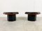 Tavolini da caffè vintage in legno di radica di Jean Claude Mahey, anni '80, set di 2, Immagine 5