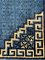 Vintage Chinese Pao-Tao Rug in Blue with Geometric Design, 1920s, Image 6