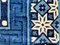 Vintage Chinese Pao-Tao Rug in Blue with Geometric Design, 1920s 14