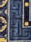 Chinesischer Vintage Pao-Tao Teppich in Blau mit geometrischem Design, 1920er 10