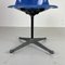 PSC Swivel Base Office Chair in Ultra Marine Blue by Eames for Herman Miller, 1960s 7