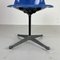 PSC Swivel Base Office Chair in Ultra Marine Blue by Eames for Herman Miller, 1960s, Image 7