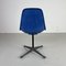 PSC Swivel Base Office Chair in Ultra Marine Blue by Eames for Herman Miller, 1960s, Image 3