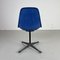 Sedia da ufficio PSC girevole color blu marino di Eames per Herman Miller, anni '60, Immagine 3