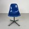 Sedia da ufficio PSC girevole color blu marino di Eames per Herman Miller, anni '60, Immagine 4