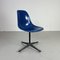 PSC Swivel Base Office Chair in Ultra Marine Blue by Eames for Herman Miller, 1960s 1