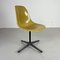 PSC Bürostuhl mit Drehgestell in Hellem Ocker von Eames für Herman Miller, 1960er 1