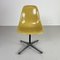 PSC Bürostuhl mit Drehgestell in Hellem Ocker von Eames für Herman Miller, 1960er 4