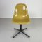 PSC Swivel Base Office Chair in Light Ochre by Eames for Herman Miller, 1960s 4