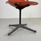 Orangefarbener PSC Bürostuhl mit Drehgestell von Eames für Herman Miller, 1960er 8