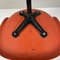 PSC Swivel Base Office Chair in Orange by Eames for Herman Miller, 1960s 5