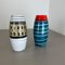 Pop Art Pottery Fat Lava Vases attributed to Scheurich, Germany, 1950s, Set of 2, Image 15