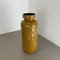 Large Pottery Fat Lava Ochre Floor Vase attributed to Scheurich, 1970s 4