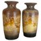 Pottery Fat Lava Desert Vases attributed to Scheurich, Germany, 1970s, Set of 2 1