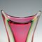 Mid-Century Murano Sommerso Art Glass Vase from C.O.V.E.M, 1960s 5