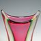 Mid-Century Murano Sommerso Art Glass Vase from C.O.V.E.M, 1960s, Image 5