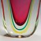 Mid-Century Murano Sommerso Art Glass Vase from C.O.V.E.M, 1960s 6