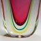 Mid-Century Murano Sommerso Art Glass Vase from C.O.V.E.M, 1960s, Image 6