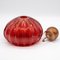 Italian Red Parfum Bottle Vase in Murano Glass, 2010s, Image 4