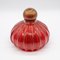 Vaso da profumo rosso in vetro di Murano, Italia, anni '10, Immagine 5