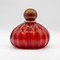 Vaso da profumo rosso in vetro di Murano, Italia, anni '10, Immagine 6