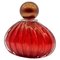Italian Red Parfum Bottle Vase in Murano Glass, 2010s 1