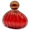 Italian Red Parfum Bottle Vase in Murano Glass, 2010s, Image 1